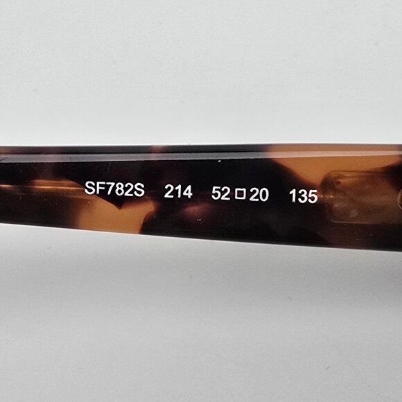 Salvatore Ferragamo SF782S 214 Havana Frame Purple Lens Sunglasses w/ Case Italy main image 10